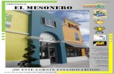 PERIÓDICO EL MESONERO - El Meson Sandwiches€¦ · PERIÓDICO PO Box 3067 Mayagüez PR 00681-3067 Teléfono: (787) 833-1239 ... en un nuevo local en el pueblo de Guaynabo, el primero