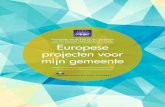 van het Brussels Hoofdstedelijk Gewest Europese projecten ... van Europese projecten. Deze brochure