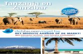 Tanzania en Zanzibar - De Blauwe Vogel · 2019-03-07 · Ligging: In het zuidwesten van het eiland, op één van de meest afgelegen stranden van Zanzibar. De lodge ligt op slechts