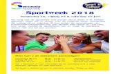 Sportweek A3 2018 - Servanda · Na vorig jaar de sportweek met succes nieuw leven in te hebben geblazen, staan we nu alweer voor de volgende editie. Donderdag 28, vrijdag 29 en zaterdag