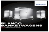 BLANCO BANKETWAGENS · De BLANCO banketwagens – op het juiste moment op de juiste plaats. Op weg van keuken naar gast gaat vaak veel tijd verloren. De grootste uitdaging daarbij