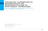 Integrale veiligheid in governance en bedrijfsvoering in het hoger ...integraalveilig-ho.nl/wp-content/uploads/Integrale-veiligheid-in... · Veiligheid in de governance van de HO