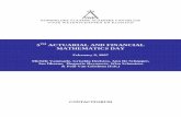 5TH ACTUARIAL AND FINANCIAL MATHEMATICS DAY 5th Actuarial and Financial Mathematics Day PREFACE ...