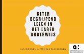 Beter begrijpend lezen - Stad Gent · 2019-08-19 · LEREN LEZEN = 5 leren kijken naar geschreven taal als middel om te communiceren →ONTLUIKEND LEZEN leren decoderen (klank-tekenkoppeling)