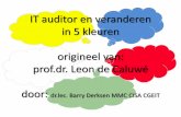 IT auditor en veranderen in 5 kleuren origineel van: prof ... Tables/2013/2 · PDF file 3. Zoek een persoon uit een andere kleur groep en bediscussieer de volgende onderwerpen: -