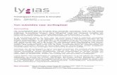 Van subsidies naar durfkapitaal - Slimmevos › wp-content › uploads › 2017 › 12 › Lysias... · 2011-09-09 · Trendrapport Economie & Innovatie 2 Januari 2011 In de jaren