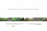 Landbouw en ondernemerschap - Vlaanderen · nemen van risico’s en/of innovatie te combineren met gezond beheer.” (Commissie, 2003: 7) “Ondernemerschap is het creëren van een