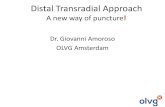 Distal Transradial Approach - NVHVV › userfiles › Presentaties CarVasZ 2018 › Presentatie C… · Distal Transradial Approach A new way of puncture? Dr. Giovanni Amoroso OLVG