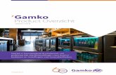 Gamko Product Overzicht › media › brochure › 3 › en › gamko... · Geavanceerde concepten en vernieuwende technologie. Duurzaam ... dranken worden aangeboden. ... Warme zone