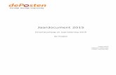 Directieverslag en Jaarrekening 2015 de Posten...Jaardocument (directieverslag en jaarrekening) de Posten 2015 (versie 1.0) 2 1 Inleiding Evenals in voorafgaande jaren heeft de Raad
