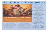 St. John the Evangelist › 2134 › ... · nes para asistir a una de las misas el do-mingo, 31 de mayo. ONLINE GIVING: We are now setup to receive your donations online. You may