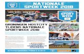 Nationale Sportweek 2018 · Nationale Sportweek 2018.Onze..sportpromotors..bslim..Sportieve opening..schooljaar. T ijdens de Nationale Sportweek gaan we met zijn allen lekker sporten