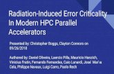 In Modern HPC Parallel Authored by: Daniel Oliveira ... Intel Xeon Phi and Nvidia Kepler GPU. Parallel