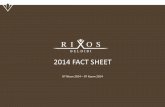 2014 FACT SHEET - Rixos Hotels › images › pdf › rixos-beldibi-tr.pdf · Havuz Oyunları Fitness Masa Tenisi Pilates Dart Yoga Mini Golf Bilardo (Ücretli ) Su Sporları (ücretli