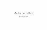 Media omzetters · 2017-03-12 · Wat staat op een media DVD •Audio_TS voor geluidsbestanden •VIDEO_TS voor videobestanden 1. VOB Video Objects VIDEO_TS is het eerste bestand