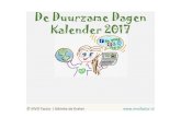 De Duurzame Dagen Kalender 2017 - ... De Duurzame Dagen Kalender 2017 Alsjeblieft ! voor jou ...een kalender vol met duurzame dagen door het hele jaar heen. Duurzame dagen? Ja, dagen