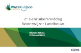 Waterwijzer Landbouw - STOWA · WWL, Rob Ruijtenberg (STOWA) 13.50 Pilotstudie WWL Laag-NL • Bevindingen vanuit onderzoek, Ruud Bartholomeus (KWR) • Bevindingen vanuit de waterschappen,