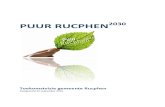 PUUR RUCPHEN2030 - Zeelenberg · Puur Rucphen, maar dan anders! Puur Rucphen – met een groen blaadje tussen de vingers – is anno 2015 ons logo. Het staat voor het authentieke
