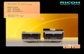RICOH SP 3700/3700SF...RICOH SP 3700 小さく、より使いやすさを追求した、 A4モノクロプリンター。コンパクトで便利、小規模オフィスや ワークグループに最適なA4モノクロプリンター。「オールインワントナーカートリッジ」で