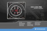 GSX 1200 Pro Headset Amplifier - Sennheiser...GSX 1200 PRO. Sennheiser has been a pioneer in the audio industry since 1945, and we continue to innovate and discover new frontiers in
