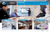 OPEN HUIS DONDERDAG 23 MEI 10.00 ˜ 16.00 UUR · audiovisuele oplossingen te komen. Pro-Vision AV uit Hoogeveen is in 2015 opgezet door eigenaren Raymond de Witte en Martijn van Weert.