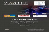 LE « BARO ÉCO - Viavoice › wp-content › uploads › 2017 › 01 › Le...LE « BARO ÉCO » Viavoice –HEC –BFM Business L’Express –LeMonde.fr Janvier 2017 Viavoice Paris.