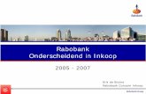 Rabobank Onderscheidend in Inkoop - Passievooronderwijs.nl › ... › inkooprabobank.pdf · • Reciprociteit Rabobank Nederland - De gedragslijn van Rabobank Nederland t.a.v. reciprociteit