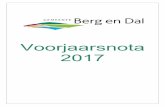 Voorjaarsnota 2017bergendal2017.voorjaarsnota.nl/assets/img/voorjaarsnota-2017-berg… · U weet ons te vinden en u bent tevreden over onze dienstverlening. Dat komt omdat we duidelijk