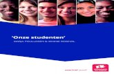 ‘Onze studenten’ - Hogeschool Rotterdam · van de hogeschool.1 De resultaten van dit onderzoek zijn onlangs gepubliceerd in het ... (Amsterdam, Rotterdam, Utrecht en Den Haag)