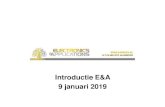 Introductie E&A 9 januari 2019 - fhi.nl · Introductie E&A 9 januari 2019. FHI Opgericht in 1956 om de beurs HET Instrument te ... evenementen, o.a.: LED Event, Design Automation