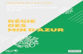 RÉGIE DES MIN D’AZUR › wp-content › uploads › 2017 › 10 › Rapport-MIN... · 2020-06-03 · • Parc d’assistance du 51ème Rallye d’Antibes Côte d’Azur • Expositions