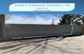SAM’S GARAGE DOORS LTD › wp-content › uploads › 2020 › 02 › 3.-Dri… · DRIVEWAY GATES You can take years off the appearance of your house with a new driveway gate. Whether