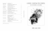 GEEF, NEEM EN DEELopgericht in 1972 door Hans Ramaer en Wim de Lobel 43ste jaargang, nummer 193, najaar 2015. De AS verschijnt in vier afleveringen per jaar en is een uitgave van Stichting