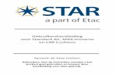 Gebruikershandleiding voor Standard Air, MAX-Immerse en CXR …69.16.196.213/~starcushion/wp-content/uploads/Manual... · 2019-11-21 · Coccyx Relief Cushion dubbel klepventiel Star