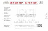 Boletín Oficialboletinoficial.sonora.gob.mx › boletin › images › boletinesPdf › 2020 › … · Tomo CCV Hermosillo , Sonora Número 24 Secc . IV Lunes 23 de Marzo del 2020