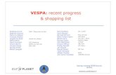 VESPA: recent progress & shopping list VESPA: recent progress & shopping list  @obspm.fr