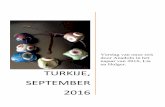 Verslag van onze reis door Anadolu in het najaar van 2016, Lia en … · 2020-01-17 · Lief en leed. 4 september 2016 “Holger, ik ben in Ankara met mijn vader en we verblijven