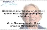 Gendersensitief basaal onderzoek: zoeken naar een ...€¦ · Erasmus MC Rotterdam. Corrie Hermans Prijs 2015 Jeanine Roeters van Lennep. Jeanine zoals we haar kennen: • Enthousiast