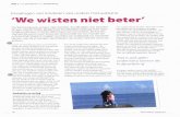 balansmagazine · 2018-01-31 · '1k ben best wel Hilde Jansen (23)fMijn Vader heeft PDD-NOSr die diagnose is zotn zes jaar geleden gesteld nadat mijn ouders voor hun huwelijksproblernen