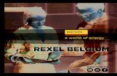 REXEL BELGIUM...REXEL GROUP 526 landen 2.000 agentschappen 27.000 medewerkers 22% residentieel 45% tertiair 33% industrie De Rexel Groep zet zich verder in voor het verminderen van