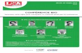 PAP Conférence BIO · 2018-01-30 · de la valeur sur vos catégories • Qualité, goût, sourcing… : monter en gamme avec le bio • Capitaliser sur la légitimité et la notoriété