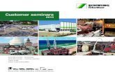 Customer seminars - Schwing Stetter · BP - T 2 1 Seminar1 Concrete pumps – technology 2 Participants • Service technicians • Mechanics • Machine operators Seminar contents