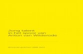 Jeugdpoëziewedstrijd Anton van Wilderode Jong talent in het …home.scarlet.be/~lm356863/afbeeldingen/dichtbundel_ANV.pdf · 2014-09-15 · Mijn Helicon, mijn Parnassos, mijn Piëria