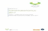 Käpyrinne ry Toimintakertomus 2017jadetoimintakeskus.fi › wpee › wp-content › uploads › 2018 › 02 › To... · 2018-06-07 · 2 Projektin esittely Jade II -projekti –