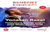 Yonatan Razel - Christenen voor Israël€¦ · Yonatan Razel Geniet van een prachtige muzikale avond met de bekende Joodse zanger Yonatan Razel uit Israël! 10 oktober in Assen woensdag