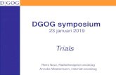 DGOG symposium · 2019-10-22 · RCT cervixcarcinoom, FIGO Ia2 en Ib1 (