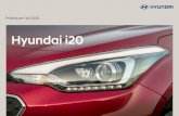 Hyundai i20...Hyundai i20 5-deurs - Accessoireprijslijst per 1 januari 2020 Comfort & technologie Achterspeakers € 299,-Actieve A-stijlhouder t.b.v. navigatiesysteem € 179,-Bluetooth-carkit