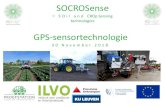 GPS-sensortechnologie · Ervaringen van de gebruiker 9-Merk GPS- John Deere, Trimble en New Holland-Aantal systemen en gps-werkzaamheden- 10 John Deere systemen - Grondbewerkingen