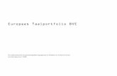 Europees Taalportfolio BVEduitsmbo.nl/wp-content/uploads/2016/10/taalportfolio-bve... · 2017-03-24 · Taalbiografie EUROPEES TAALPORTFOLIO BVE• TAALBIOGRAFIE 1 In de Taalbiografie