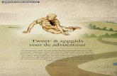 Tweet- & appgids voor de advocatuur over actualiteiten, arbeidsrecht en per-soonlijke ervaringen. Af